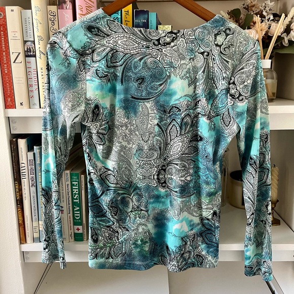 VINTAGE Erin London Mesh Blouse - Picture 2 of 3